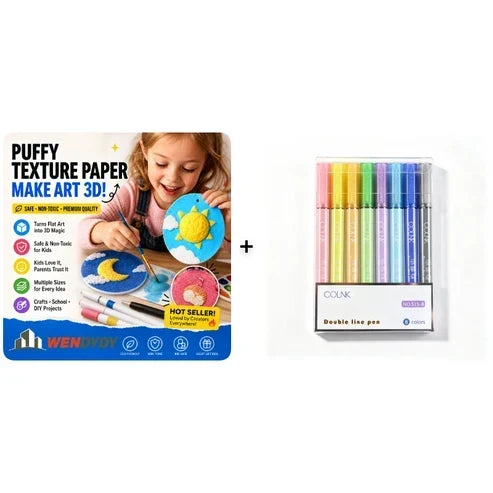 ⭐️Playtrixlab® Enjoy 50% OFF for Puffy 3D Paper Art