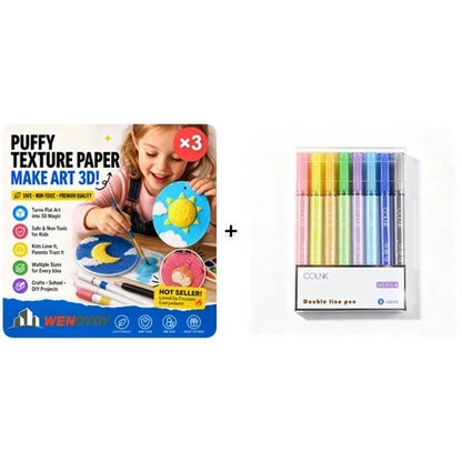 ⭐️Playtrixlab® Enjoy 50% OFF for Puffy 3D Paper Art