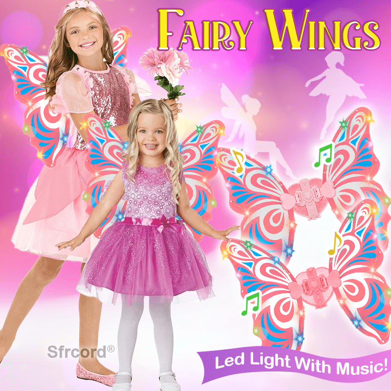 Playtrixlab® LED Light Electric Fairy Wings