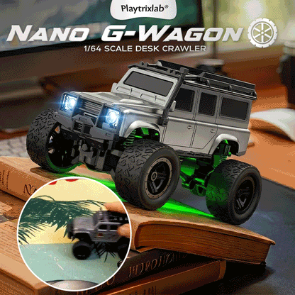 Playtrixlab® Nano G-Wagon🛞1/64 Scale Desk Crawler
