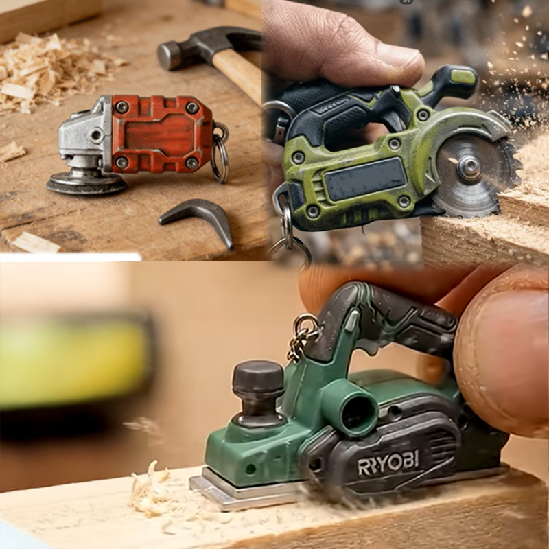 Playtrixlab® EDC Mini Functional Power Tool Keychain