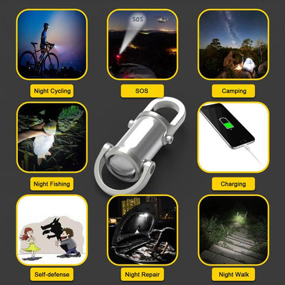 💡💡Playtrixlab® 1200LM Super Bright Mini Keychain Flashlight Waterproof