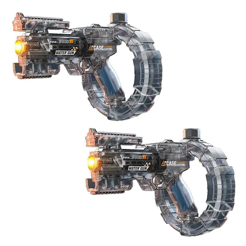 Playtrixlab® Mechanical Electric Water Gun🔫Automatic Water Blaster with Strobe Lights