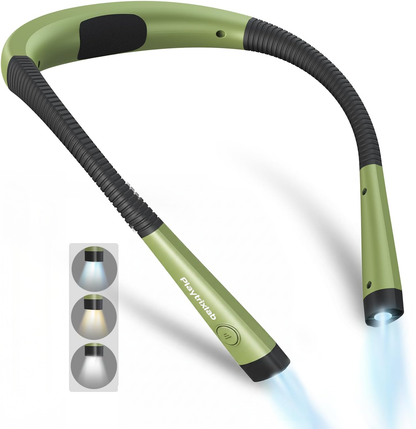 Playtrixlab® Hands-Free Neck Light🌟Perfect Night Reader
