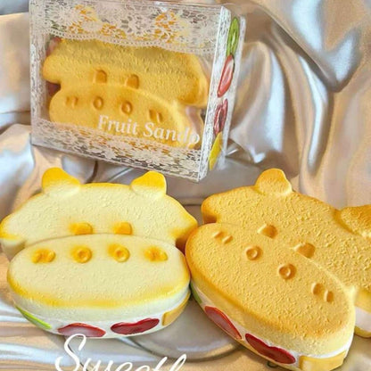 Playtrixlab® Rare Cow Fruit Sandwich Squishy Toy 🐮