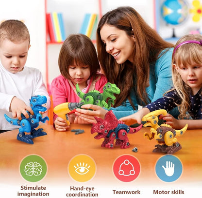 Playtrixlab® Dinosaur Building Toy Set