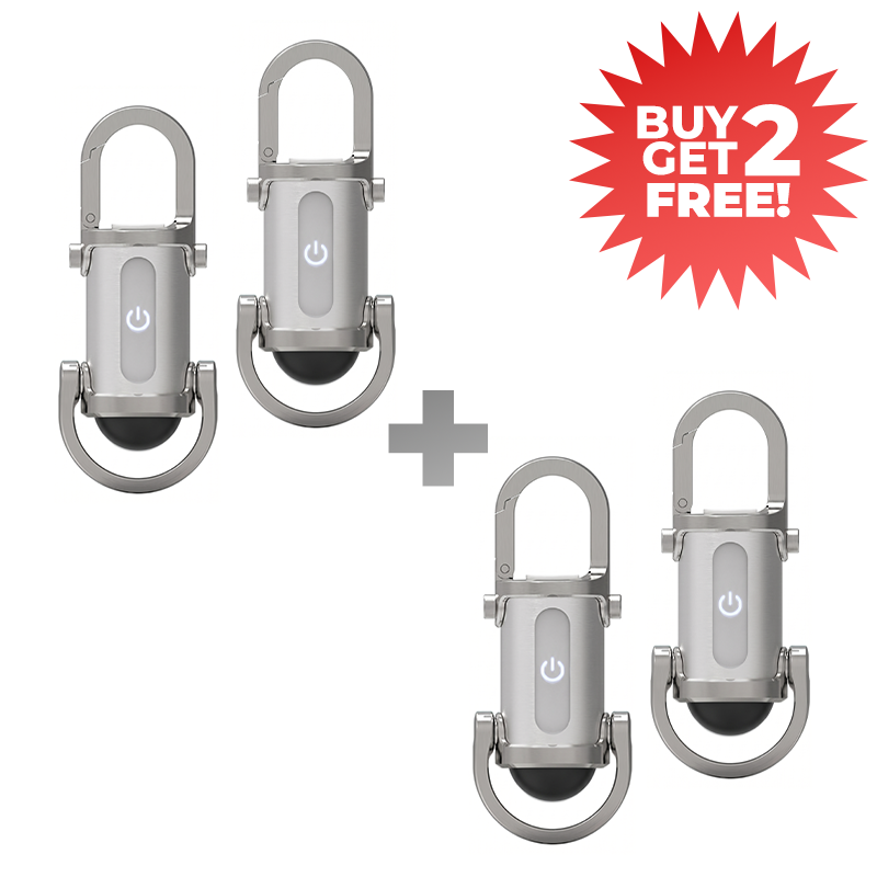 🚨1200LM Keychain Emergency Waterproof Mini Flashlight