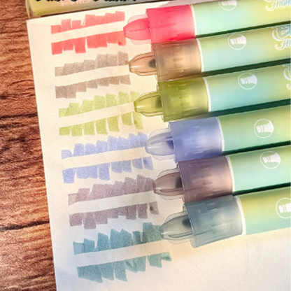 Playtrixlab® Erasable Dual Tips Highlighter
