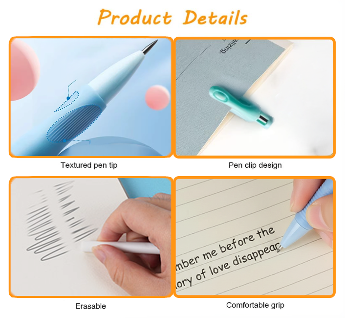 Playtrixlab® Inkless Smart Posture Guide Pencil(4PCS)