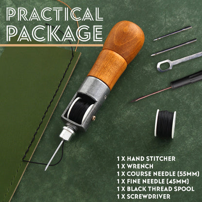 Leather Sewing Awl Kit Hand Stitcher Set 1688 