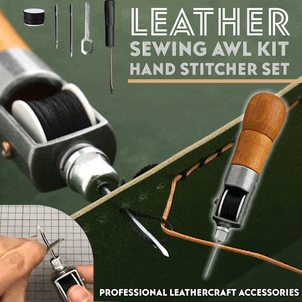 Leather Sewing Awl Kit Hand Stitcher Set 1688 