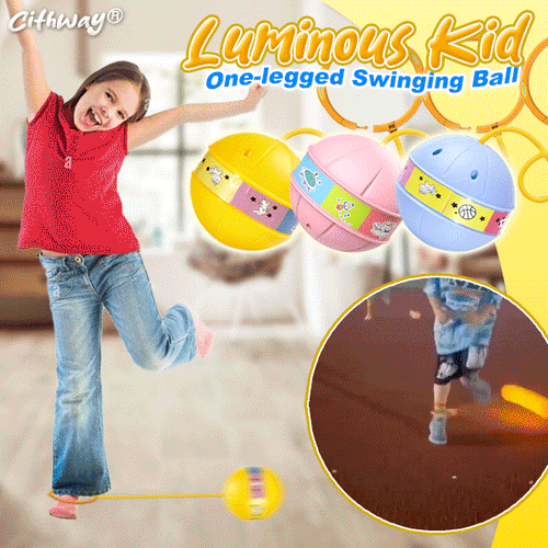 Playtrixlab® Luminous Kid One-legged Swinging Ball