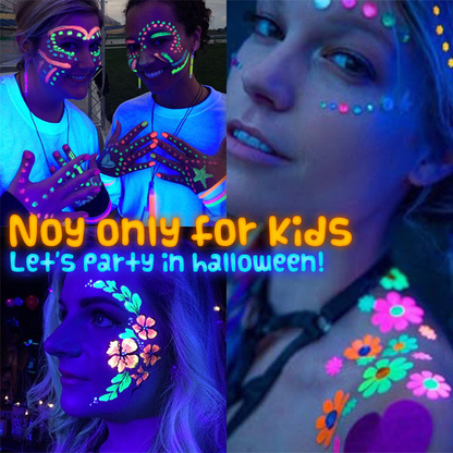 Playtrixlab® Luminous Face Painting Kit (12Colours)
