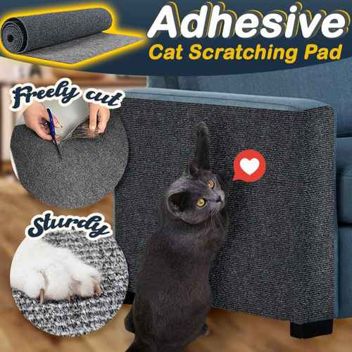 Playtrixlab® Free-cut Self-adhesive Cat Scratching Pad