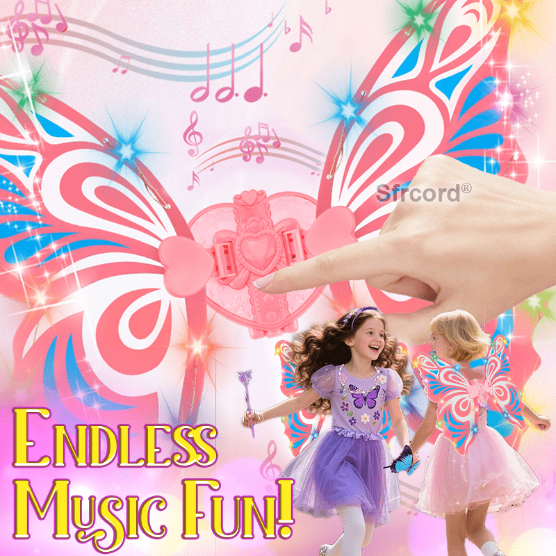 Playtrixlab® LED Light Electric Fairy Wings