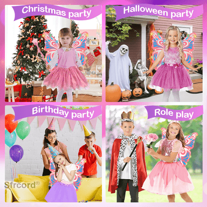 Playtrixlab® LED Light Electric Fairy Wings