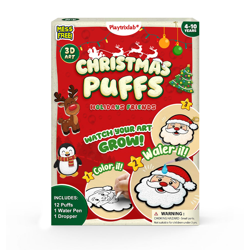 Playtrixlab® 3D Christmas Puffs