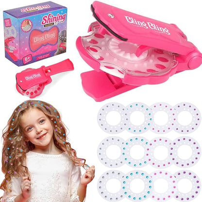 Playtrixlab® Magic Gem Hair Bling Styling Stamper