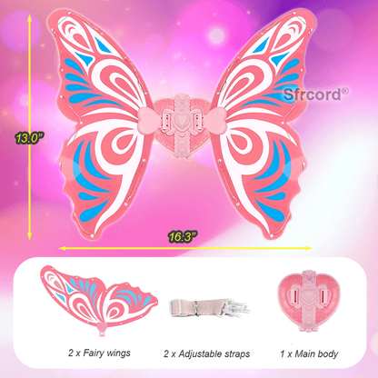 Playtrixlab® LED Light Electric Fairy Wings
